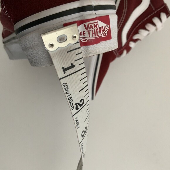 Vans Old Skool Suede Lace-up Sneakers Maroon 7.5 - Picture 9 of 12